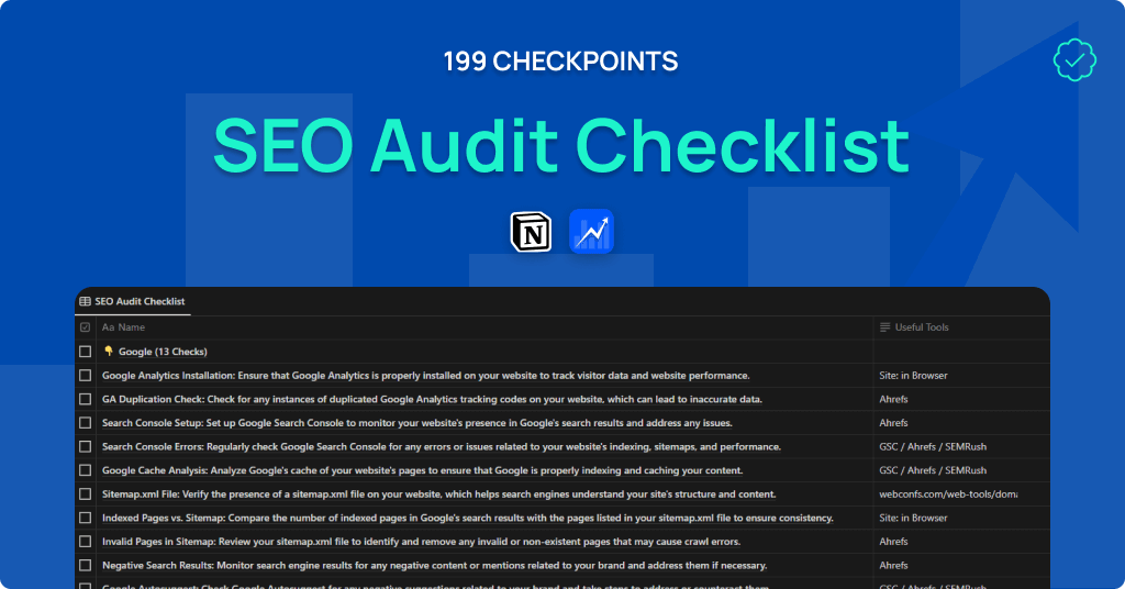 Advanced SEO Audit Checklist